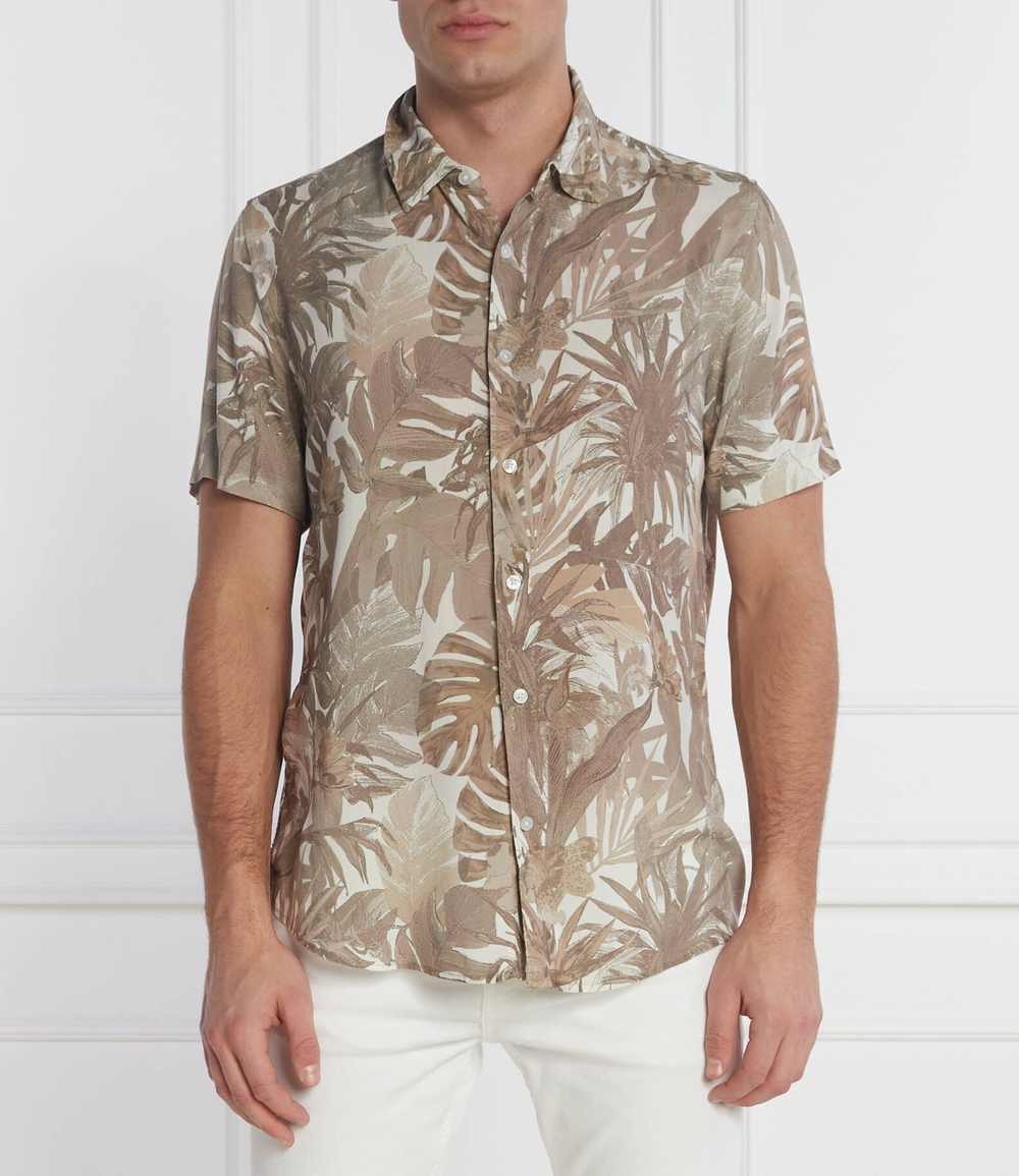 Рубашка GUESS - коричневый(M4GH76 WD4Z2)