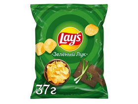 37Г ЧИПСЫ LAY'S ЗЕЛЕНЫЙ ЛУК