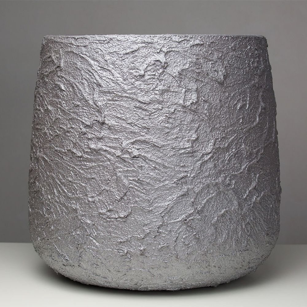 Кашпо CONUS SILVER MAX D39 H60