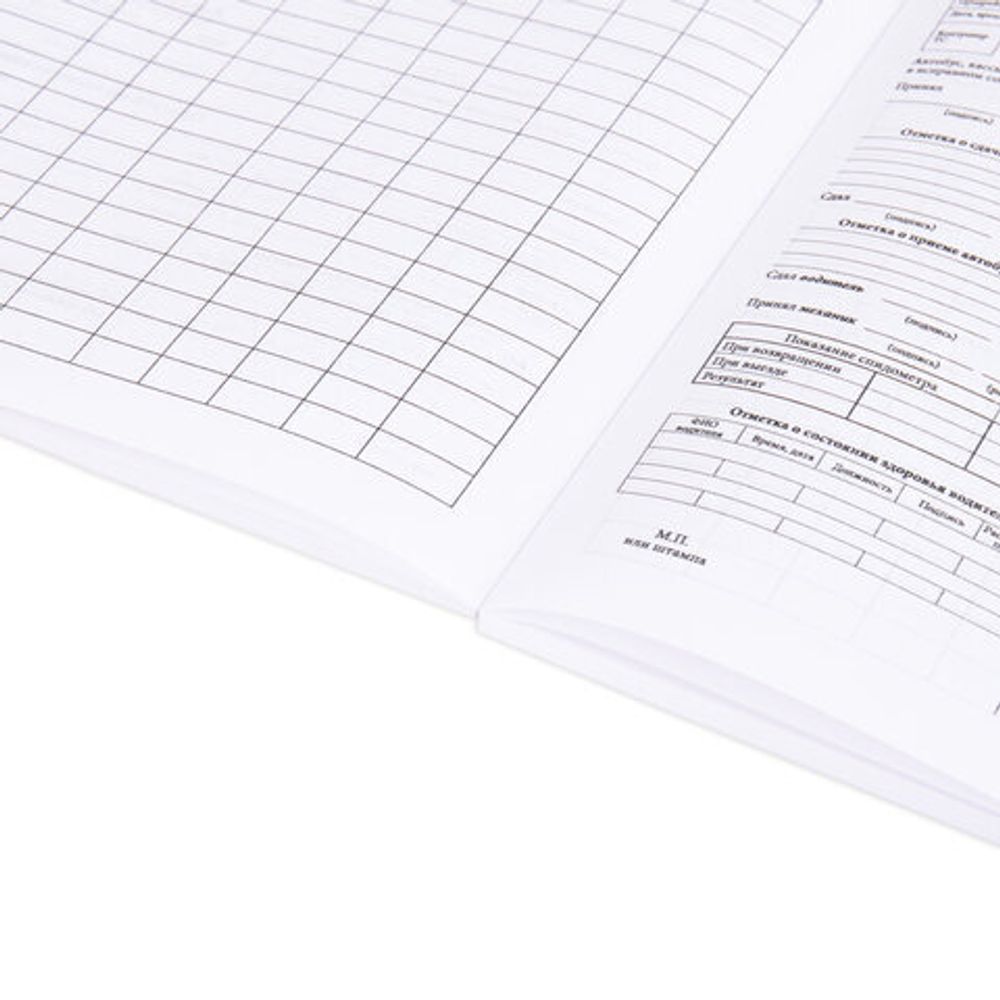 Бланк, офсет, "Путевой лист автобуса", А4 (198х275 мм), СПАЙКА 100 шт., STAFF, 130271