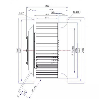 Мотор-колесо Vilmann FT-280-4D / LZW-280-4D