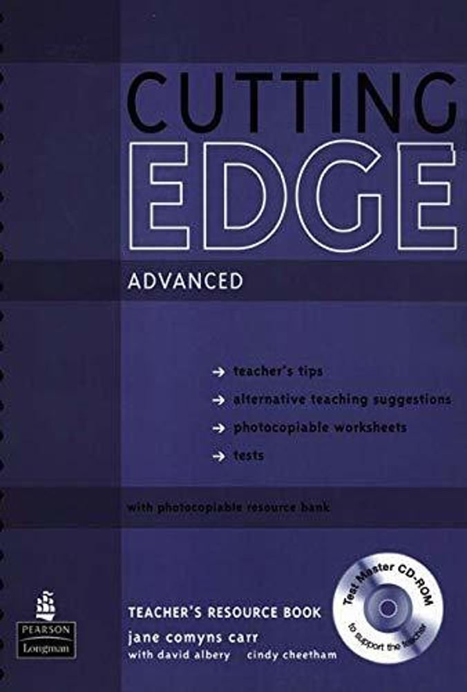 New Cutting Edge Advanced Teachers Book and Test Master CD-ROM Pack