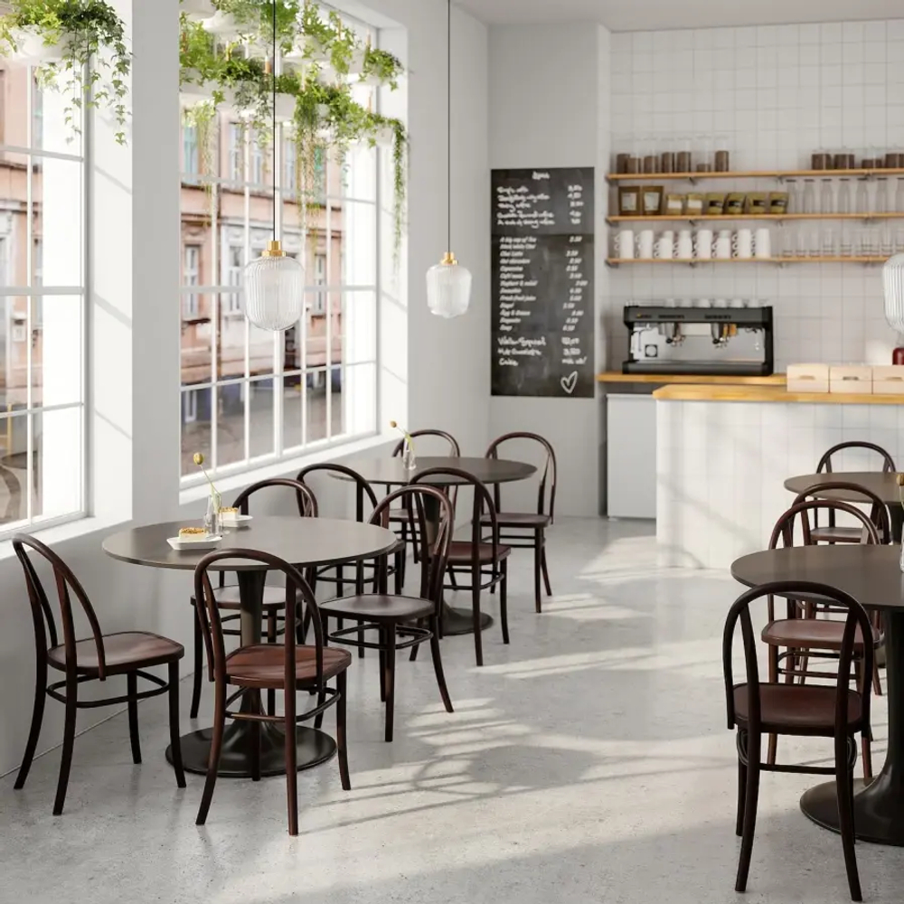 Деревянный стул -  SKOGSBO ИКЕА, 85х40х52 см, коричневый, СКОГСБО ИКЕА