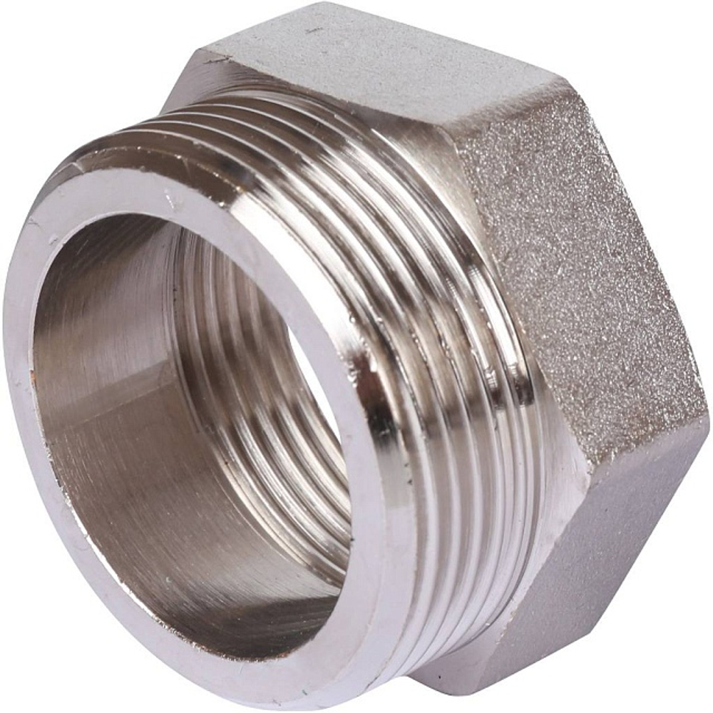 Соединение быстроразъемое (американка) STOUT - 1"1/4 (ВР/НР, латунь никелированая, плоск.уплотнение)