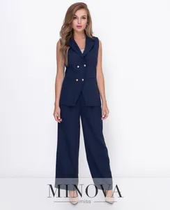 Брюки 8587-темно-синий Minova