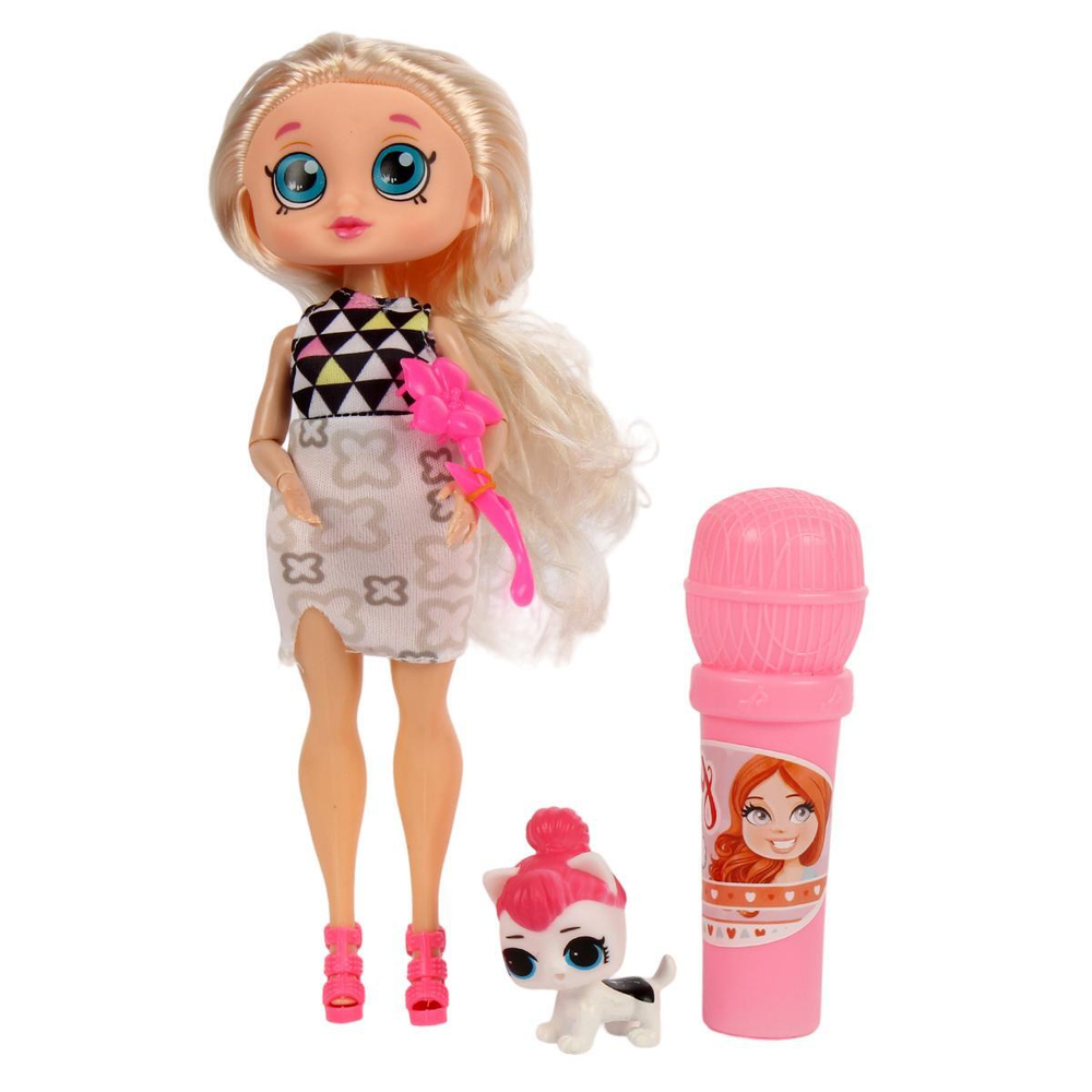 Кукла тип Модница на шарнирах с аксессуарами, коробка 194D