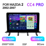 Teyes CC4 Pro 10,2" для Mazda 2, Demio 2002-2007