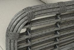 "Ницца" кресло из искусственного ротанга, цвет серый