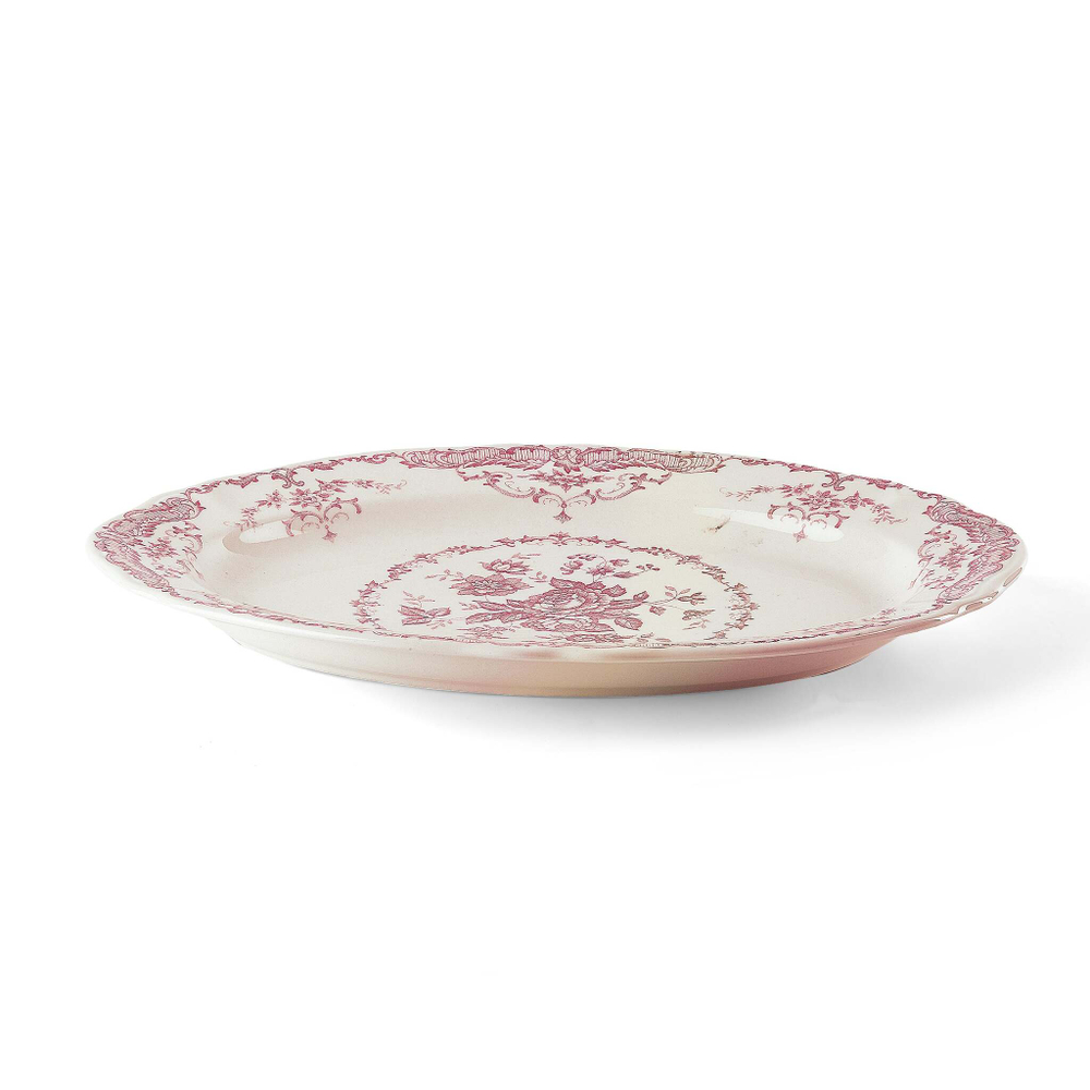 Блюдо овальное Bitossi Home Pink Rose (30.5 см)