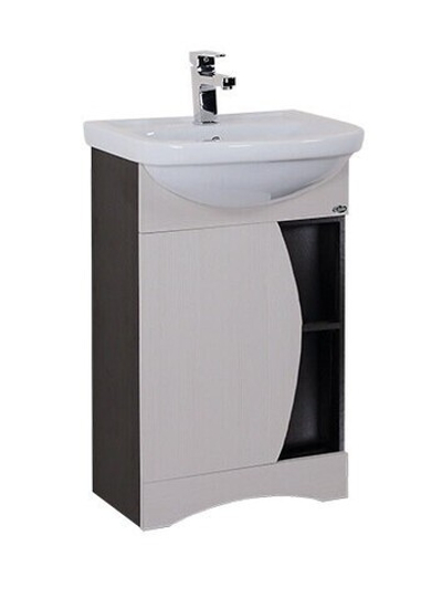 Тумба Onika ДУЭТ 52.01 с раковиной Santeri Акватон 52