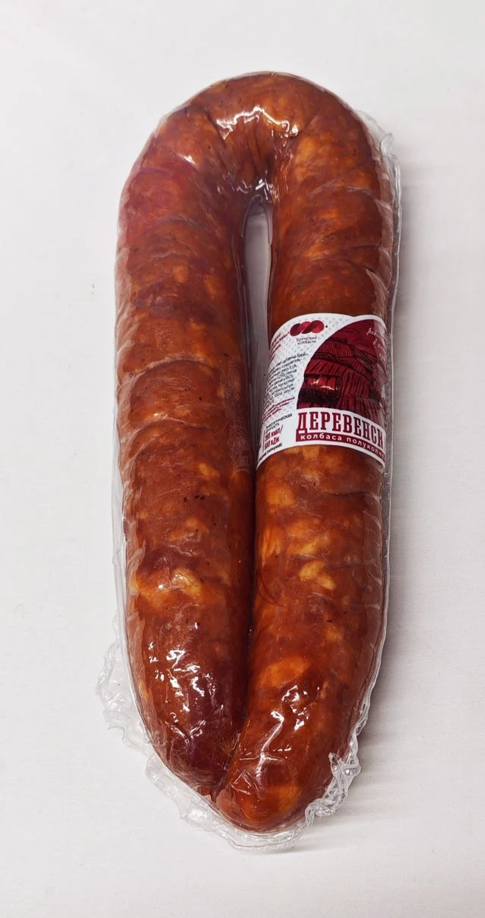 Колбаса "Деревенская, весовая, примерно 0,4кг, ИП Сидоренко А.А.