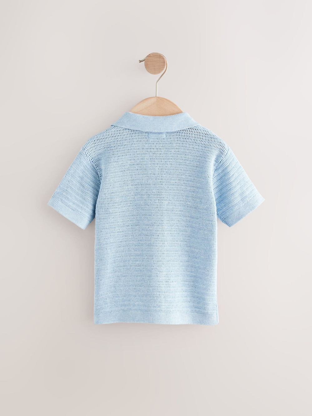 Кардиган с коротким рукавом для мальчика Next E27-761, Голубой