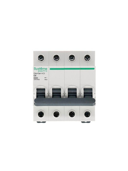 Выключатель автоматический модульный 4п C 6А 4.5кА City9 Set 400В SE C9F34406