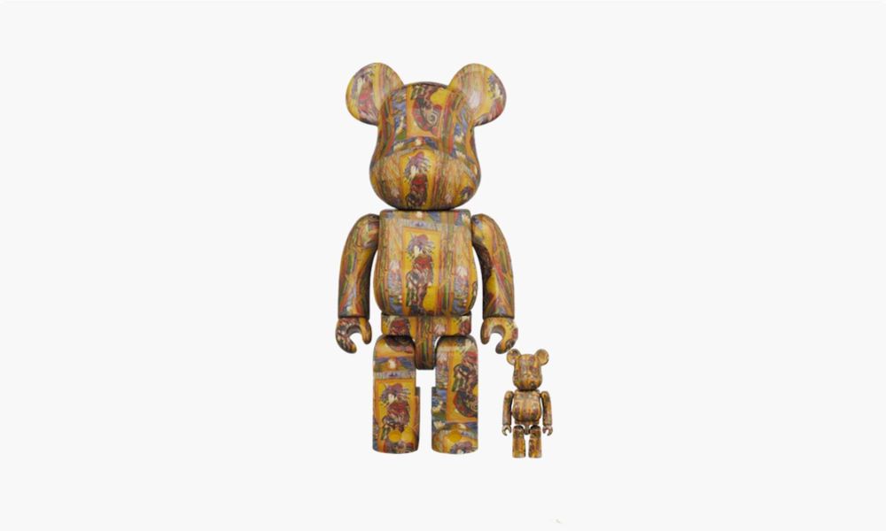 Bearbrick Van Gogh Museum Courtesan after Eisen &quot;100% &amp; 400%&quot; Set