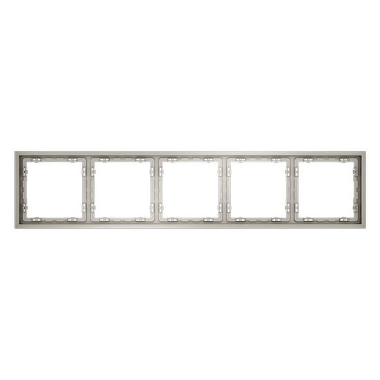 Рамка пластиковая VOLTUM S70 на 5 постов, (кашемир)