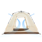 Палатка Naturehike Ango 3-местная, быстросборная, зеленая, артикул NH21ZP010-AGR