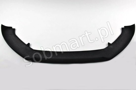 Юбка на передний бампер V.1 для Audi A4 B8 2007-2012 Sedan/Avant