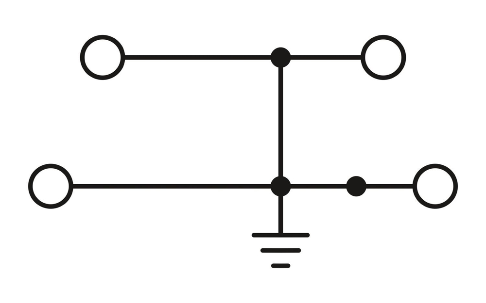 3211854 - PTTB 4-PE - Двухъярусная заземляющая клемма