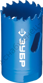 ЗУБР 35 мм, сталь Р6М5, Биметаллическая коронка (29531-035)