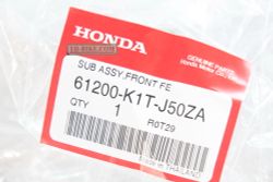 61200-K1T-J50ZA. FENDER SUB ASSY., FR. (WOL) *R292R*. Honda CRF300L