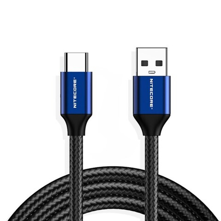 Кабель Nitecore UAC20 USB-C to USB-A 2.0 Charging Cable