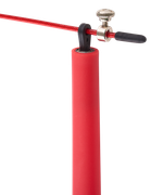 Скакалка RP-202, с подшипниками, с пластиковыми ручками, 3 м, красный
