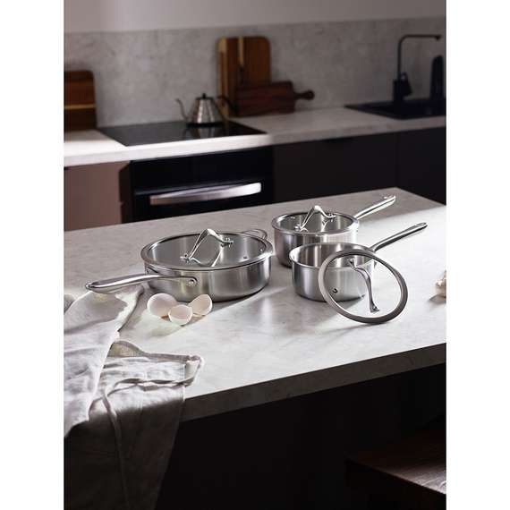 Ковш с крышкой 3ply etalon, D16 см, 1,4 л