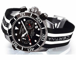 Мужской механический хронограф для дайверов водозащита 200 метров Certina DS Action Diver C0134271705100
