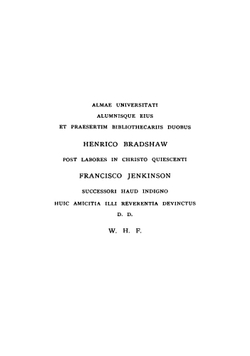 The use of Sarum: the original texts edited from the MSS | Walter Howard Frere