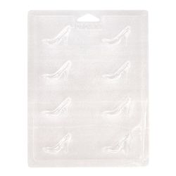 Пластиковая форма "Туфелька" 8 ячеек 43*31*11 мм, P.L. Proff Cuisine