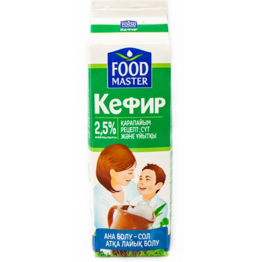 Кефир Food Master 2,5% 1000 гр т/п
