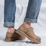 V ZERO FIVE Top Grain Pig Leather Work Boots Men"s