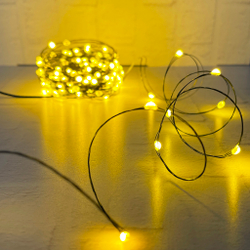 Гирлянда 1.5м String Light Капли Макро на зеленом проводе 150 ламп