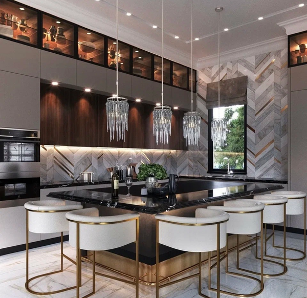 Примеры современных дизайнов кухонь из интернета