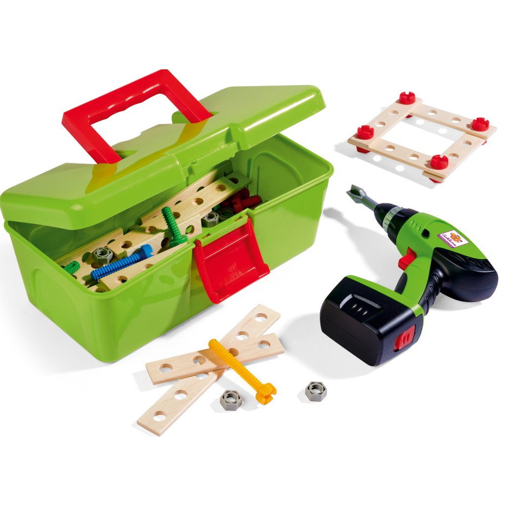 Eichhorn Constructor - Конструкторские блоки Набор инструментов с шуруповертом 39079