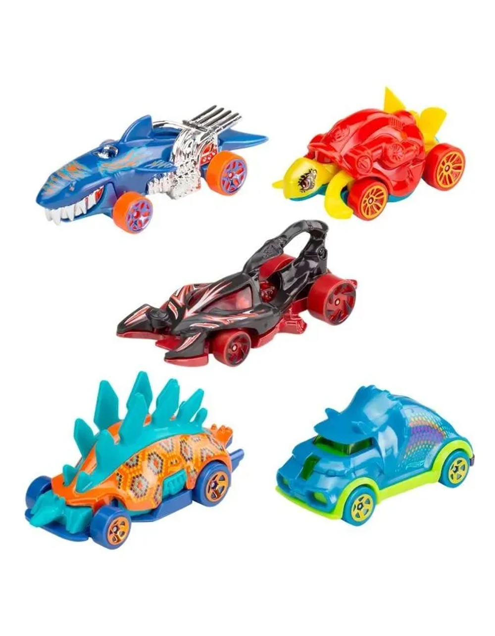 Hot Wheels HLY77 — набор из 10 машинок в масштабе 1:64