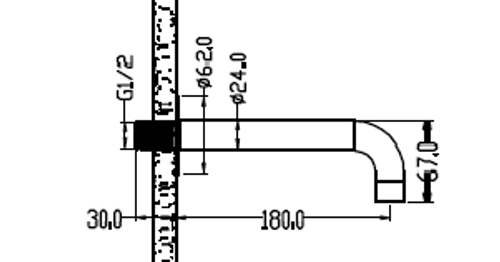 Boheme Излив FUSION Shine Gun Metal