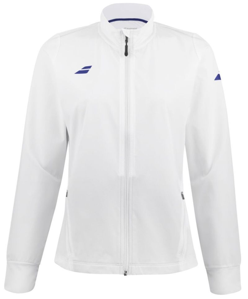 Женская теннисная куртка Babolat Play - White