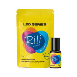 Клей синий для LED наращивания Rili Solar Blue