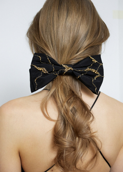 Бант с золотым декором