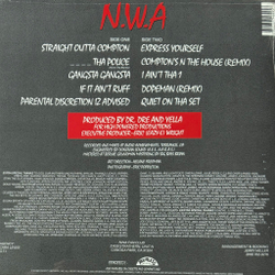 Виниловая пластинка N.W.A ‎– Straight Outta Compton LP