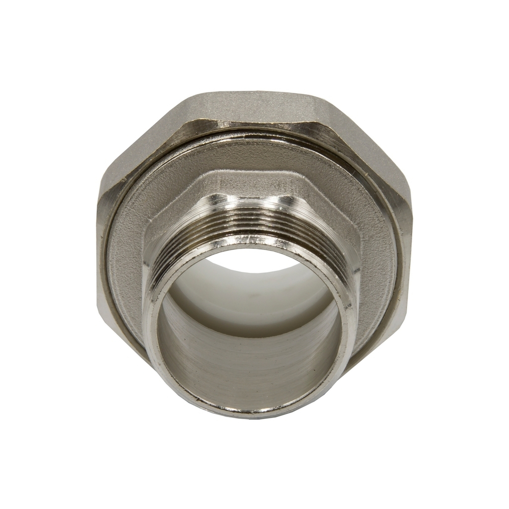 Муфта комб. разъемная, нар 40х1 1/4" EVER® plast  БЕЛЫЙ (Россия)