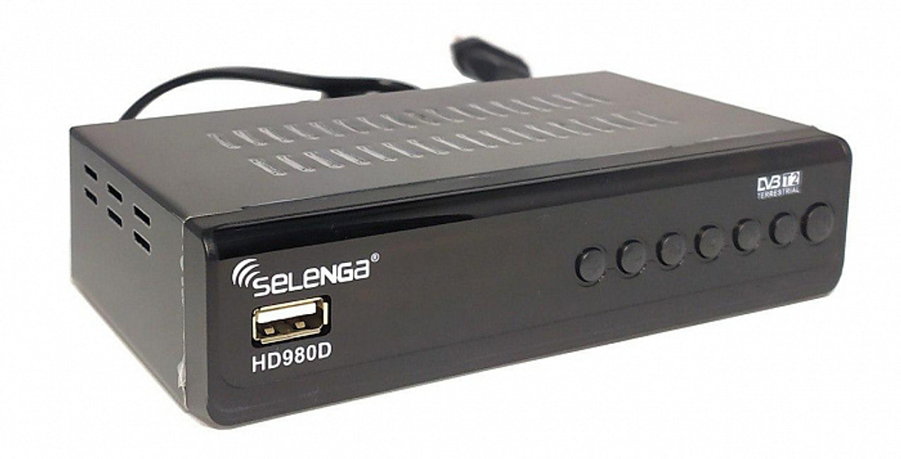 Тюнер ТВ-приставка SELENGA HD980D DVB-T2 DVB-С