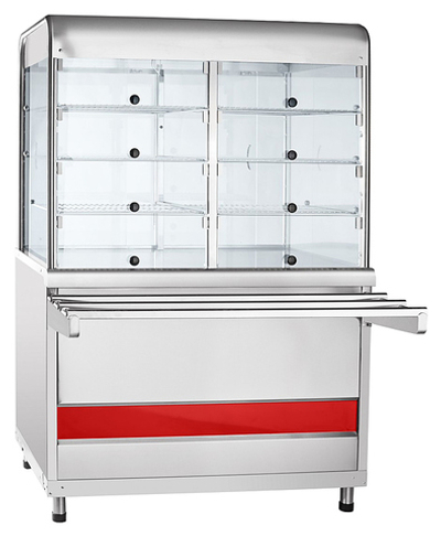 Прилавок-витрина нейтральный Abat ПВТ-70КМ-В-01