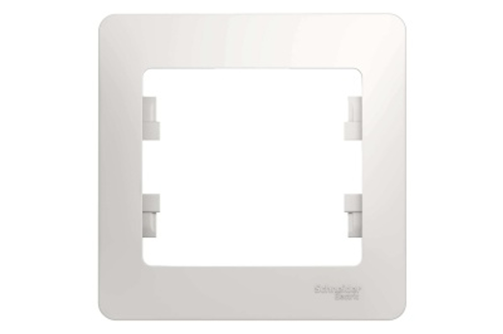 Рамка 1-ая Schneider Glossa белая