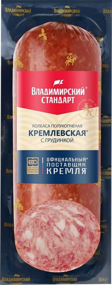 Колбаса Кремлевская с грудинкой в/к 350г