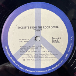 Винтажная виниловая пластинка LP Сборник 4 Operas Rock Jesus Christ Superstar, Tommy, Hair, Godspell (Spain 1975)
