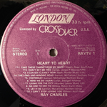 Ray Charles ‎– Heart To Heart (His 20 Hottest Hits) Англия 1980г. Т