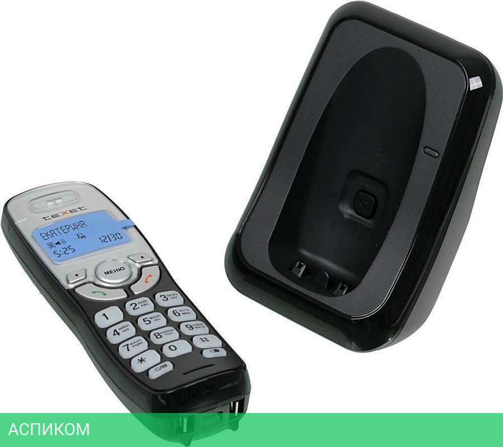Радиотелефон DECT Texet TX-D6905A черный