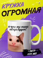 Кружка литровая "Везение необыкновенное"